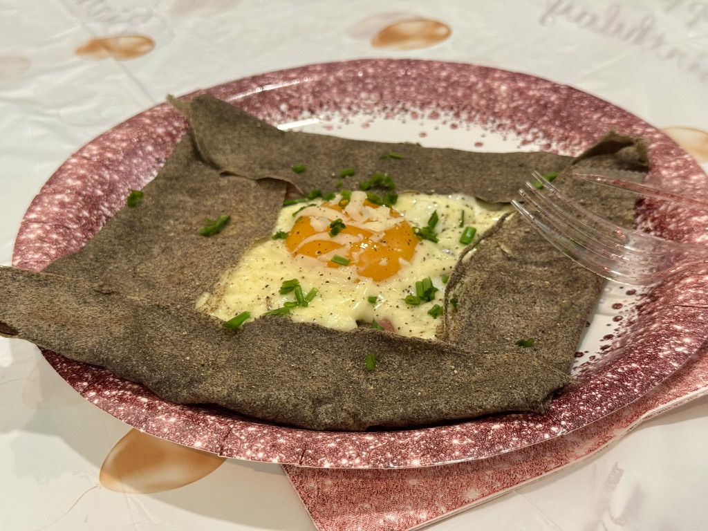 Savory Bayonne Emmental Galette