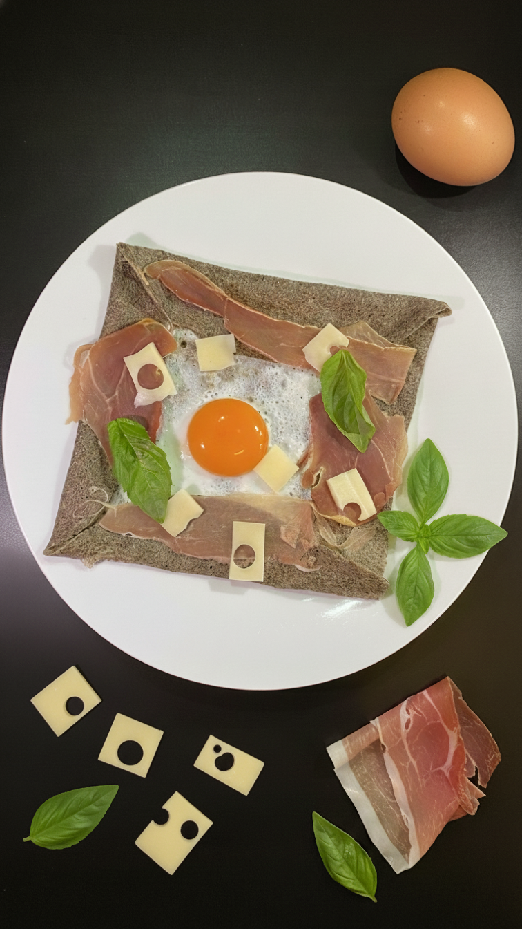 Savory Bayonne Emmental Galette